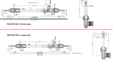 Kia Sportage SL 05/2010-09/2015 Power Steering Rack Electronic Assist - 0