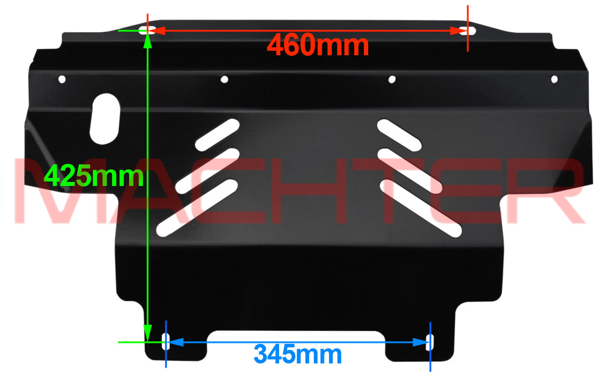 Nissan Navara D40 2005-2011 Bash Plate Set 4mm