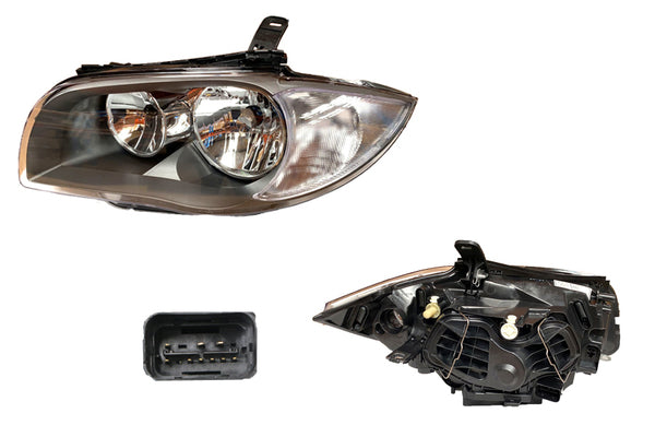 BMW 1 Series E87 01/2007-09/2011 Headlight Left Hand Side