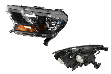 Ford Ranger PXII 2015-12/2020 Headlight Left Hand Side Halogen