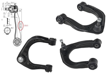 Ford Ranger PX Series 2 & 3 06/2015-12/2022 Front Upper Control Arm Left Hand Side 225mm