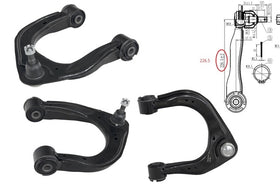 Ford Ranger PX Series 2 & 3 06/2015-12/2022 Front Upper Control Arm Right Hand Side 225mm