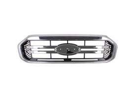Ford Ranger PX Series 3 XL XLS XLT 07/2018-12/2022 Front Grille Black & Chrome