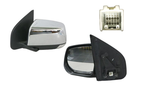 Holden Colorado Ute / 7 / Trailblazer Wagon RG 06/2012-10/2016 Door Mirror Left Hand Side Electric Chrome