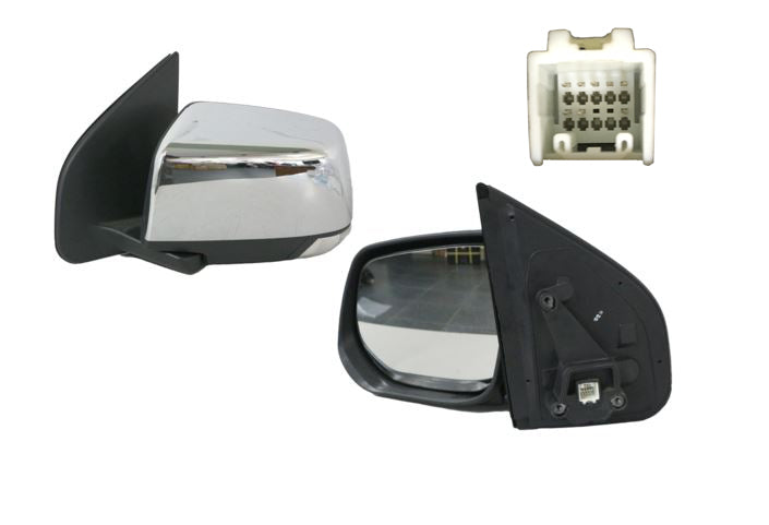 Holden Colorado Ute / 7 / Trailblazer Wagon RG 06/2012-10/2016 Door Mirror Left Hand Side Electric Chrome