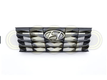Hyundai Tucson Highlander 01/2021-04/2024 Front Grille Black