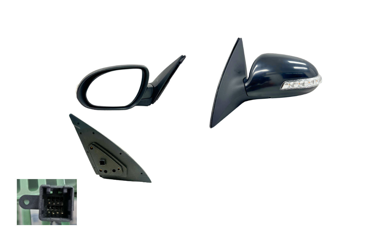 Hyundai i30 FD 09/2007-04/2012 Door Mirror Left Hand Side With Indicator Heated and Folding