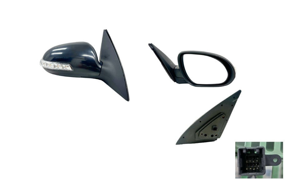 Hyundai i30 FD 09/2007-04/2012 Door Mirror Right Hand Side With Indicator Heated and Folding