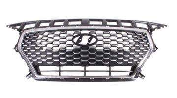 Hyundai i30 PD 03/2017-Onwards Front Grille Black with Chrome