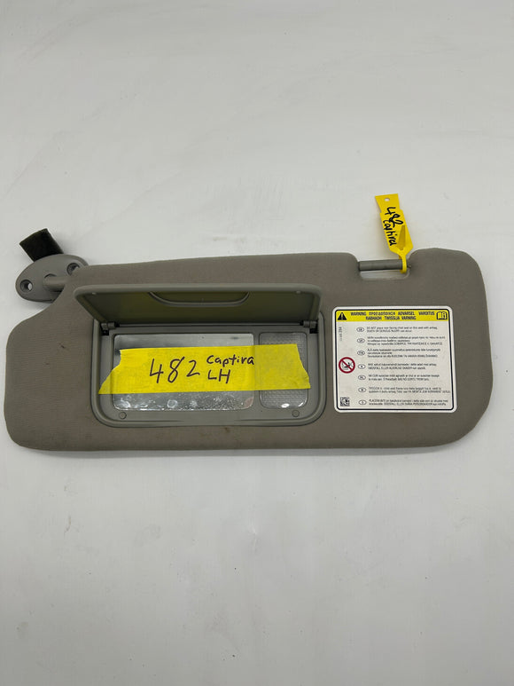 holden captiva left hand sun visor