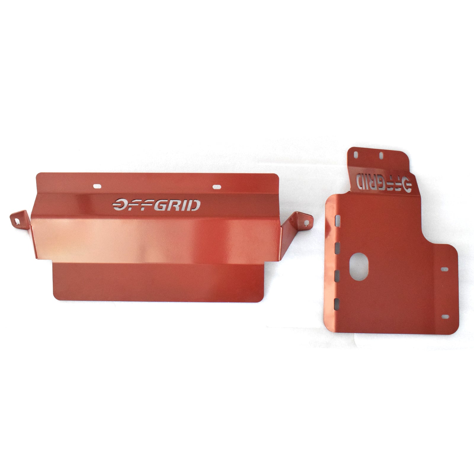 Toyota Landcruiser VDJ 76 78 79 V8 4mm Brown-RED Bash Plate