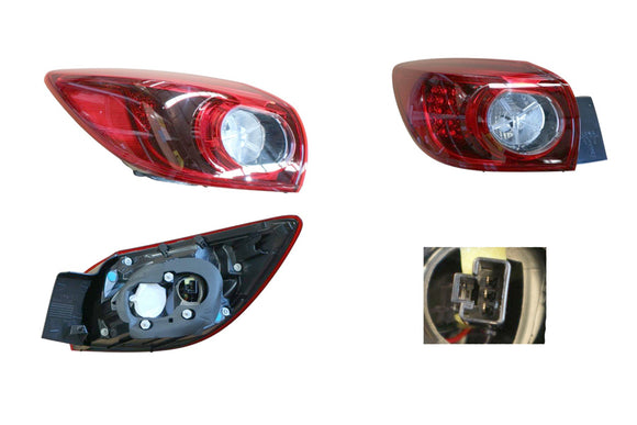 Mazda 3 BM BN 11/2013-01/2019 Outer Tail Light Left Hand Side LED Type Hatchback