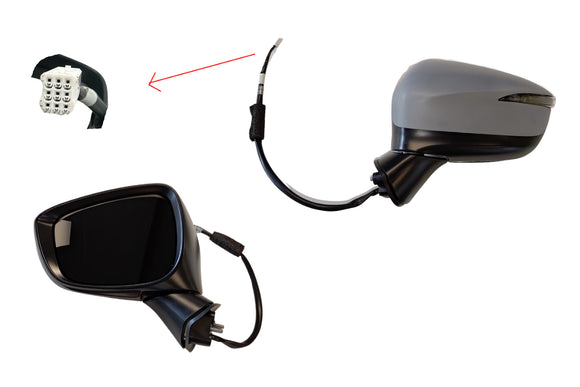 Mazda CX3 DK 2015-Onwards Door Mirror Left Hand Side Electric With Blindspot