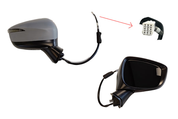 Mazda CX3 DK 2015-Onwards Door Mirror Right Hand Side Electric With Blindspot
