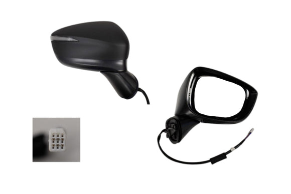 Mazda CX5 Series 2 KE 2014-2017 Door Mirror Right Hand Electric 9 Pin Plug