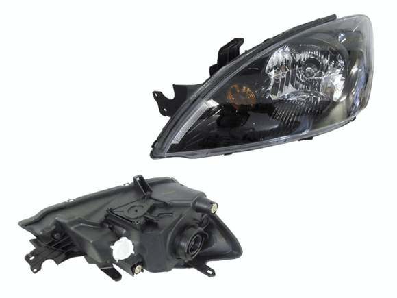Mitsubishi Lancer CH 08/2003- 08/2007 Headlight Left Hand Side Black VRX Style