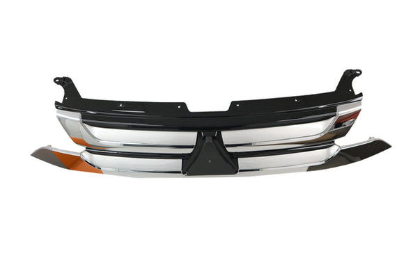 Mitsubishi Outlander ZK 01/2015-09/2017 Front Grille Chrome & Black