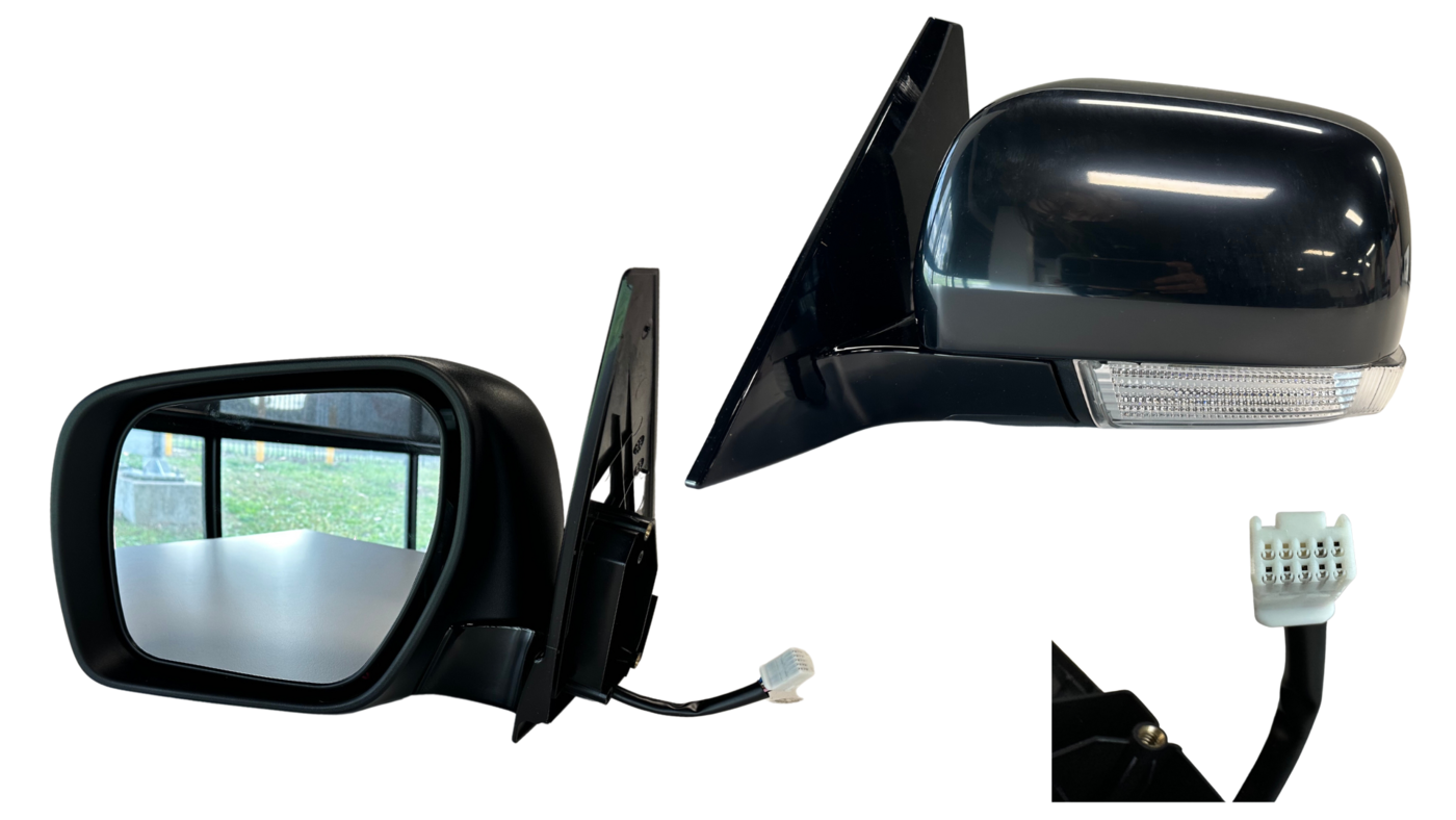 Mitsubishi Pajero NS NT NW NX 11/2006-2021 Door Mirror Left Hand Side With Indicator & Folding