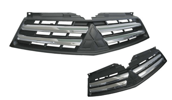 Mitsubishi Triton MN 09/2006-12/2014 Front Grille Chrome/ Black