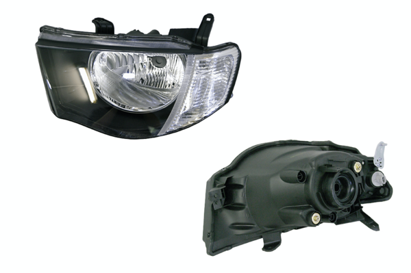 Mitsubishi Triton MN 08/2009- 12/2014 Headlight Left Hand Side Clear Blinker