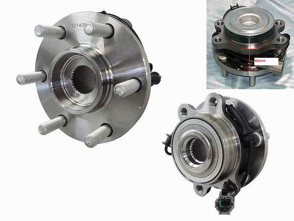 Nissan Pathfinder R51 4WD Spain Built 07/2005-09/2013 Front Wheel Hub ABS Type