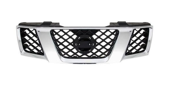 Nissan Pathfinder R51 07/2005-04/2010 Front Grille Chrome & Black