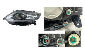Nissan XTrail T32 Series 2 02/2017-07/2022 Headlight Left Hand Side With LED Daytime Running Light