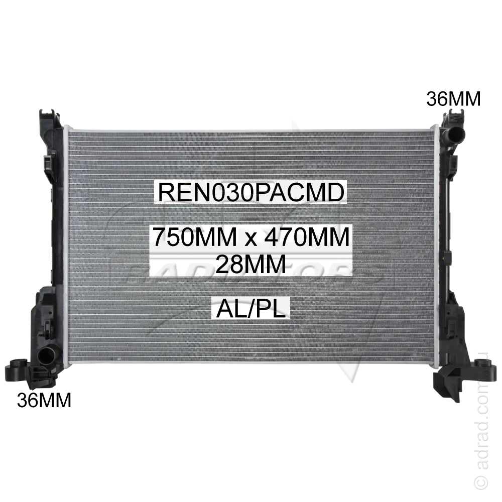 Renault Trafic X82 04/2015-08/2019 Radiator 1.6Litre | All Automotive Parts