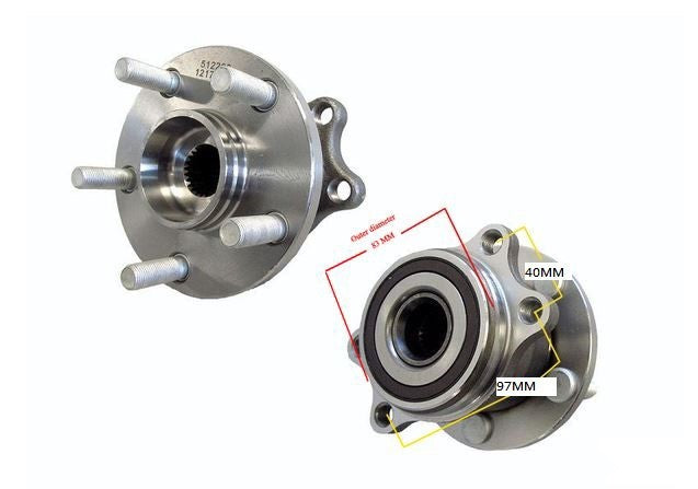 Subaru Impreza GJ GP 4th 12/2011-10/2016 Rear Wheel Hub