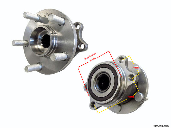 Subaru Impreza GK GT 11/2016-2020 Rear Wheel Hub