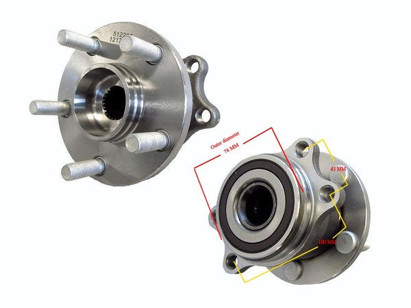 Subaru XV G4X GP 01/2012-04/2017 Rear Wheel Hub