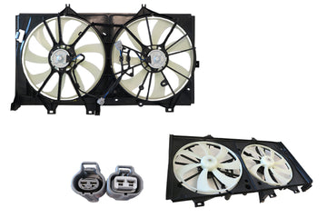 Toyota Aurion GSV50 04/2012-Onwards Dual Radiator Fan