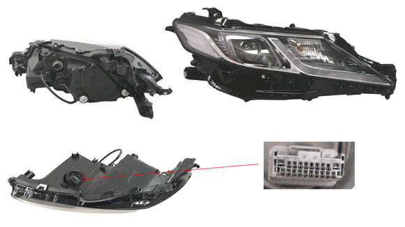 Toyota Camry ASV70 GSV70 AXVH71 09/2017-Onwards Headlight Right Hand Side