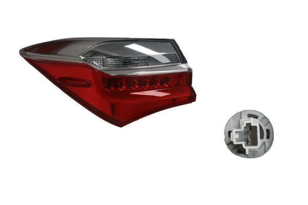 Toyota Corolla ZRE172 Series 2 2016-2019 Tail Light Outer Left Hand Side Sedan