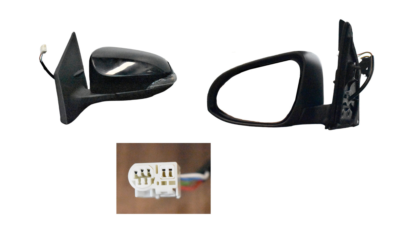 Toyota Corolla ZRE182 ZWE186 01/2013-07/2018 Door Mirror Left Hand Side LED Only