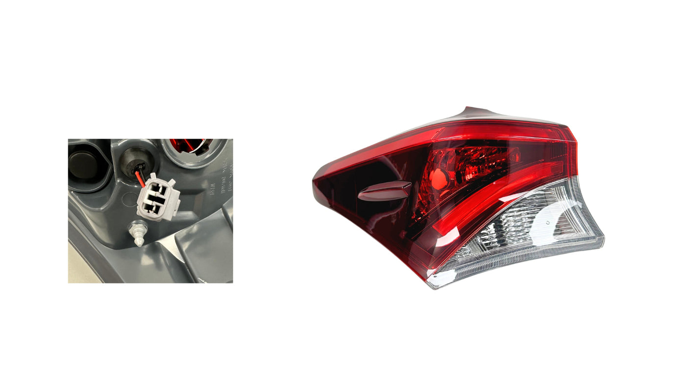 Toyota Corolla ZRE182 Series 2 03/2015-07/2018 Tail Light Outer Left Hand Side