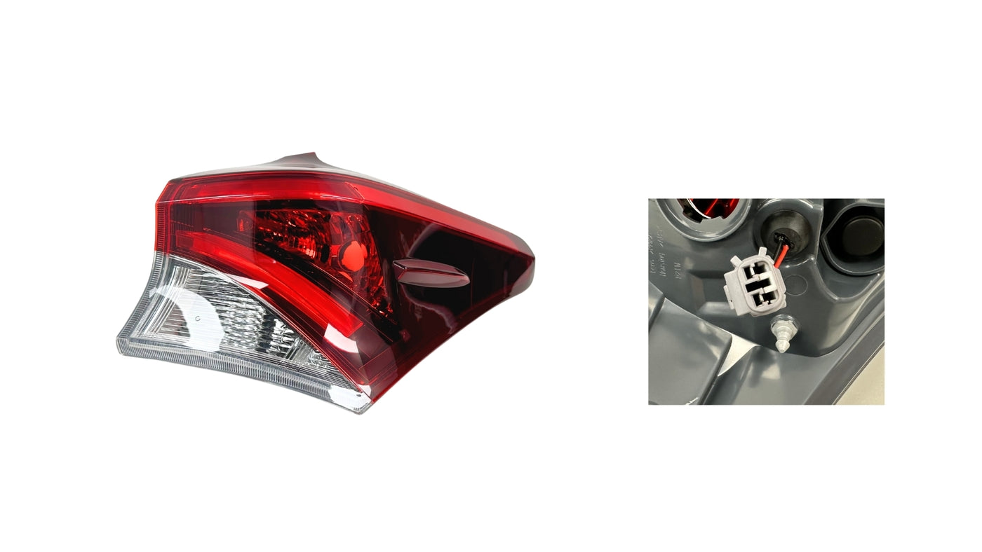 Toyota Corolla ZRE182 Series 2 03/2015-07/2018 Tail Light Outer Right Hand Side