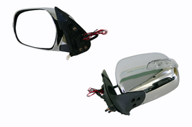 Toyota Hiace TRH KDH 03/2005-11/2013 Door Mirror Left Hand Side Chrome LED