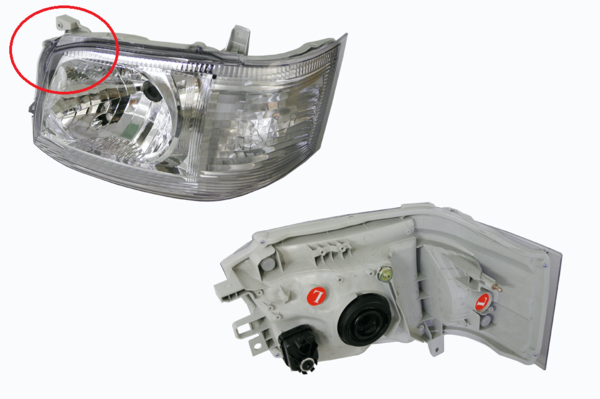 Toyota Hiace TRH KDH 08/2010-11/2013 Headlight Left Hand Side