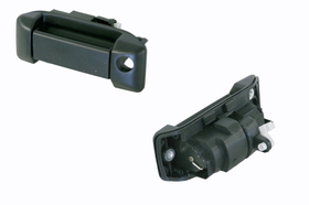 Toyota Hiace TRH/KDH 2005-2019 Outer Sliding Door Handle Front Left Hand Side Black