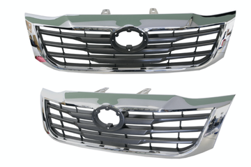Toyota Hilux SR5 TGN KUN GGN 09/2011-06/2015 Front Grille Chrome & Black