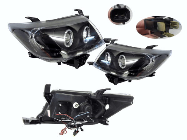 Toyota Hilux TGN KUN GGN 09/2011-06/2015 Headlight Set Projector LED