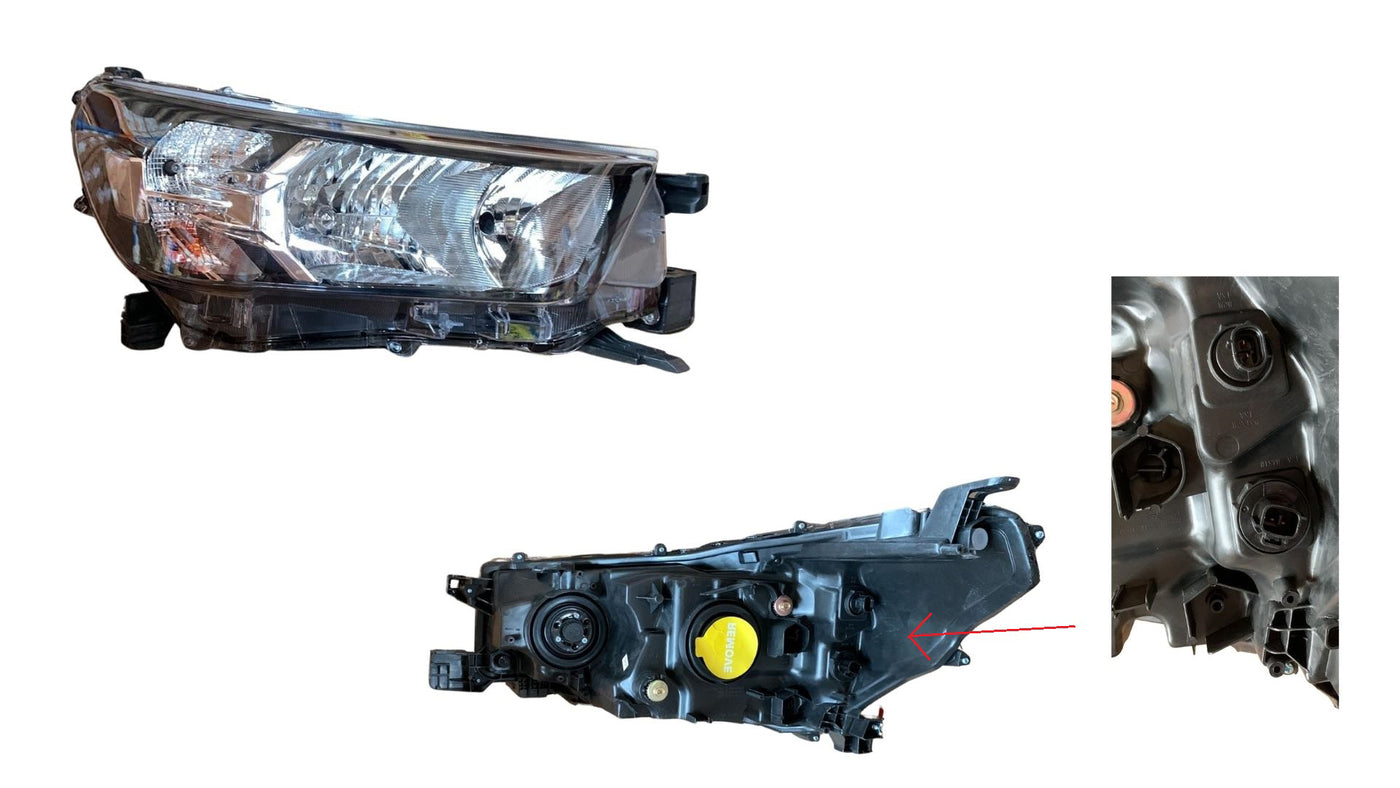 Toyota Hilux WORKMATE SR SR HI-RIDER 4WD 2020-Onwards Headlight Right Hand Side