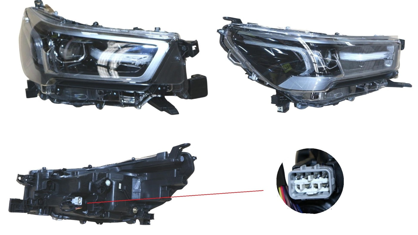 Toyota Hilux WORKMATE SR SR HI-RIDER 4WD 2020-Onwards Headlight Right Hand Side LED Type