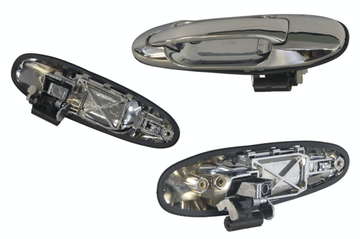 Toyota Landcruiser 100 Series 04/1998-07/2007 Rear Outer Door Handle Right Hand Side Chrome