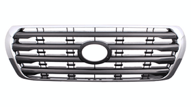 Toyota Landcruiser 200 Series 03/2007-12/2011 Front Grille Chrome & Black