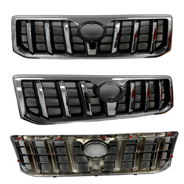 Toyota Prado J120 02/2003-09/2009 Front Grille Chrome & Black