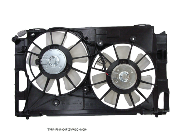 Toyota Prius-V ZVW40 03/2012-03/2015 Dual Radiator Fan