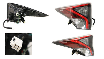 Toyota Prius ZVW50 03/2016-Onwards Tail Light Upper Left Hand Side