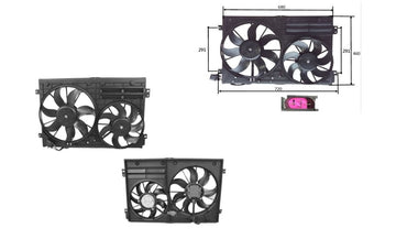 Volkswagen EOS 1F 02/2007-04/2014 Radiator Fan
